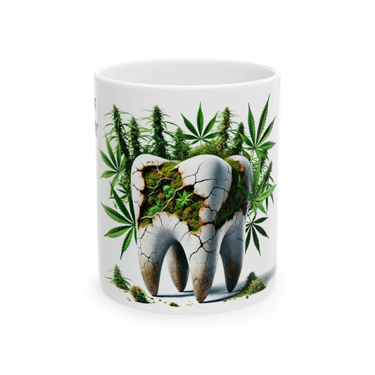 TOOF DECAY - (11oz) Weed Strain Themed Coffee Mugs - Perfect Gift for Stoners, Weed Mug for Cannabis Decor; AK47 420 Wake & Bake Mug
