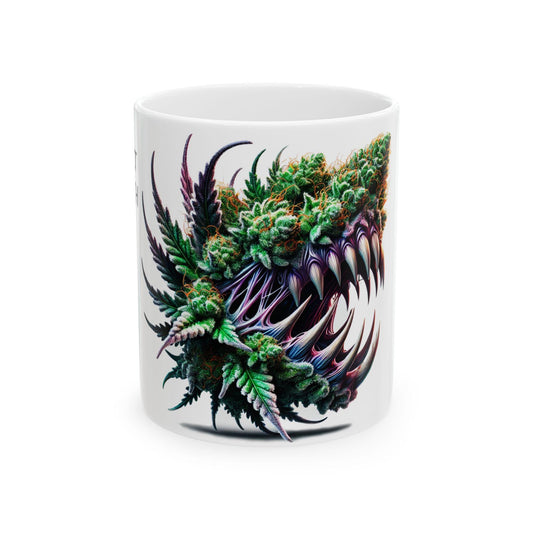 SWEET TOOTH - (11oz) Weed Strain Themed Coffee Mugs - Perfect Gift for Stoners, Weed Mug for Cannabis Decor; Funny 420 Wake & Bake Mug