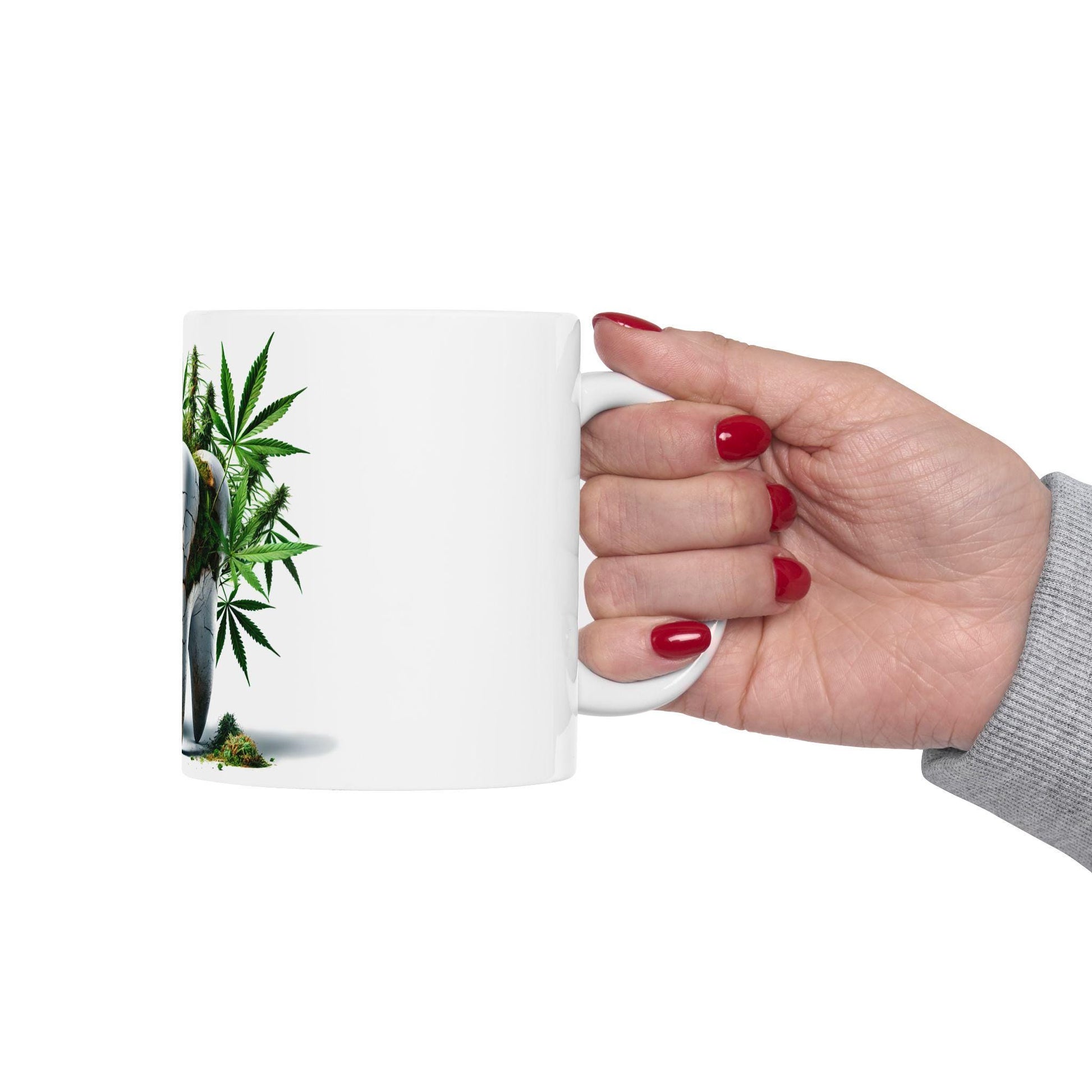 TOOF DECAY - (11oz) Weed Strain Themed Coffee Mugs - Perfect Gift for Stoners, Weed Mug for Cannabis Decor; AK47 420 Wake & Bake Mug