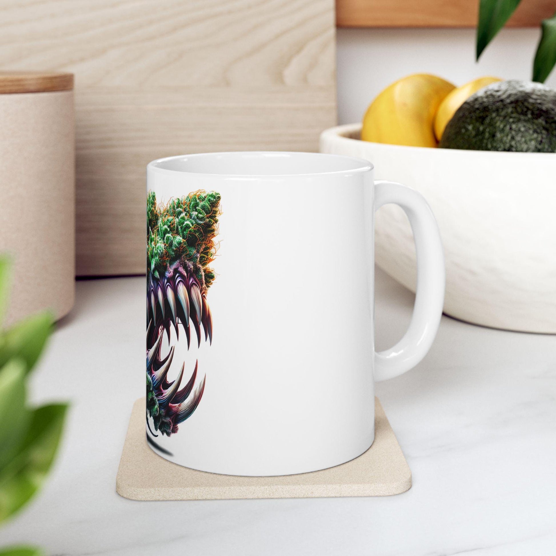 SWEET TOOTH - (11oz) Weed Strain Themed Coffee Mugs - Perfect Gift for Stoners, Weed Mug for Cannabis Decor; Funny 420 Wake & Bake Mug