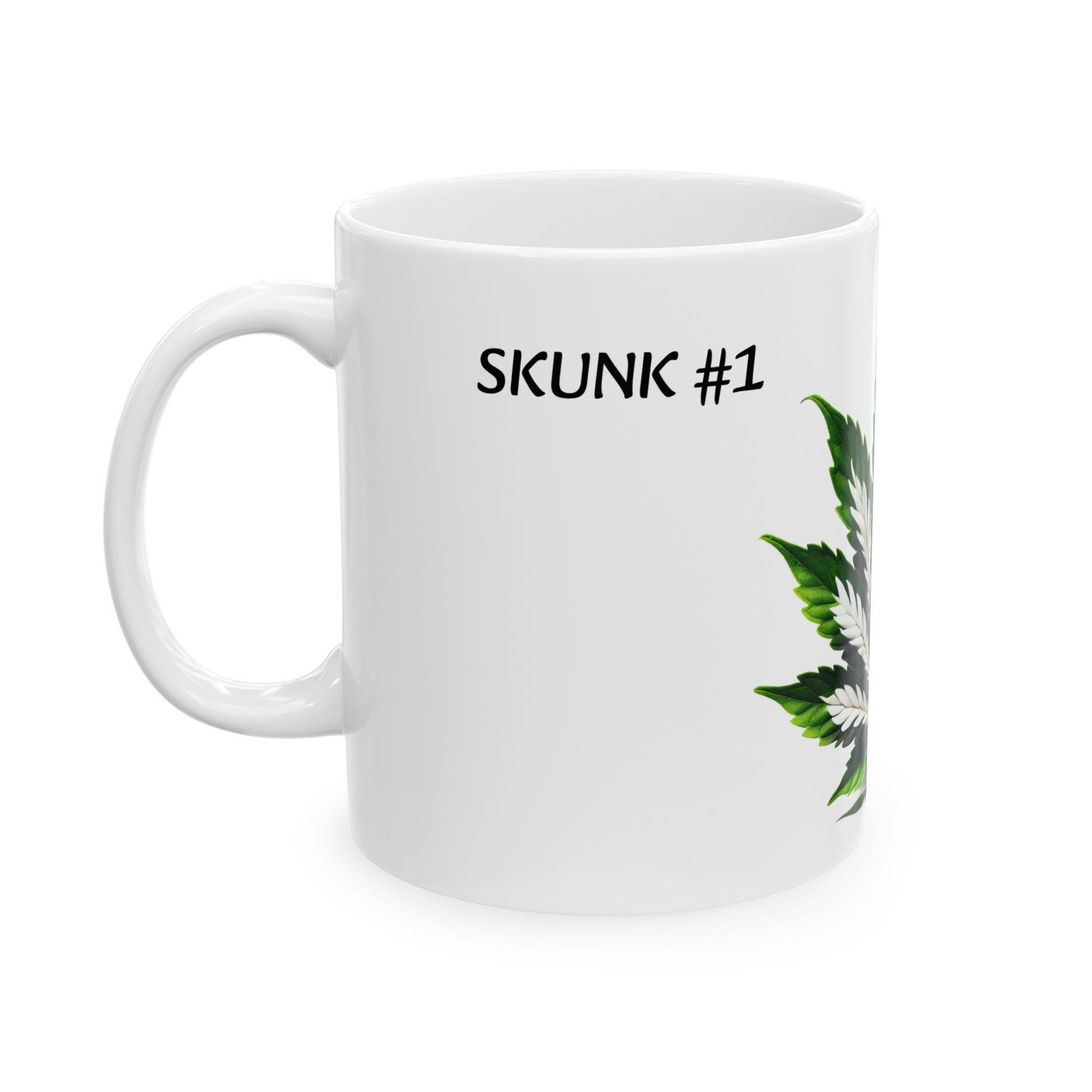 SKUNK - (11oz) Weed Strain Themed Coffee Mugs - Perfect Gift for Stoners, Weed Mug for Cannabis Decor; Funny Classic 420 Wake & Bake Mug
