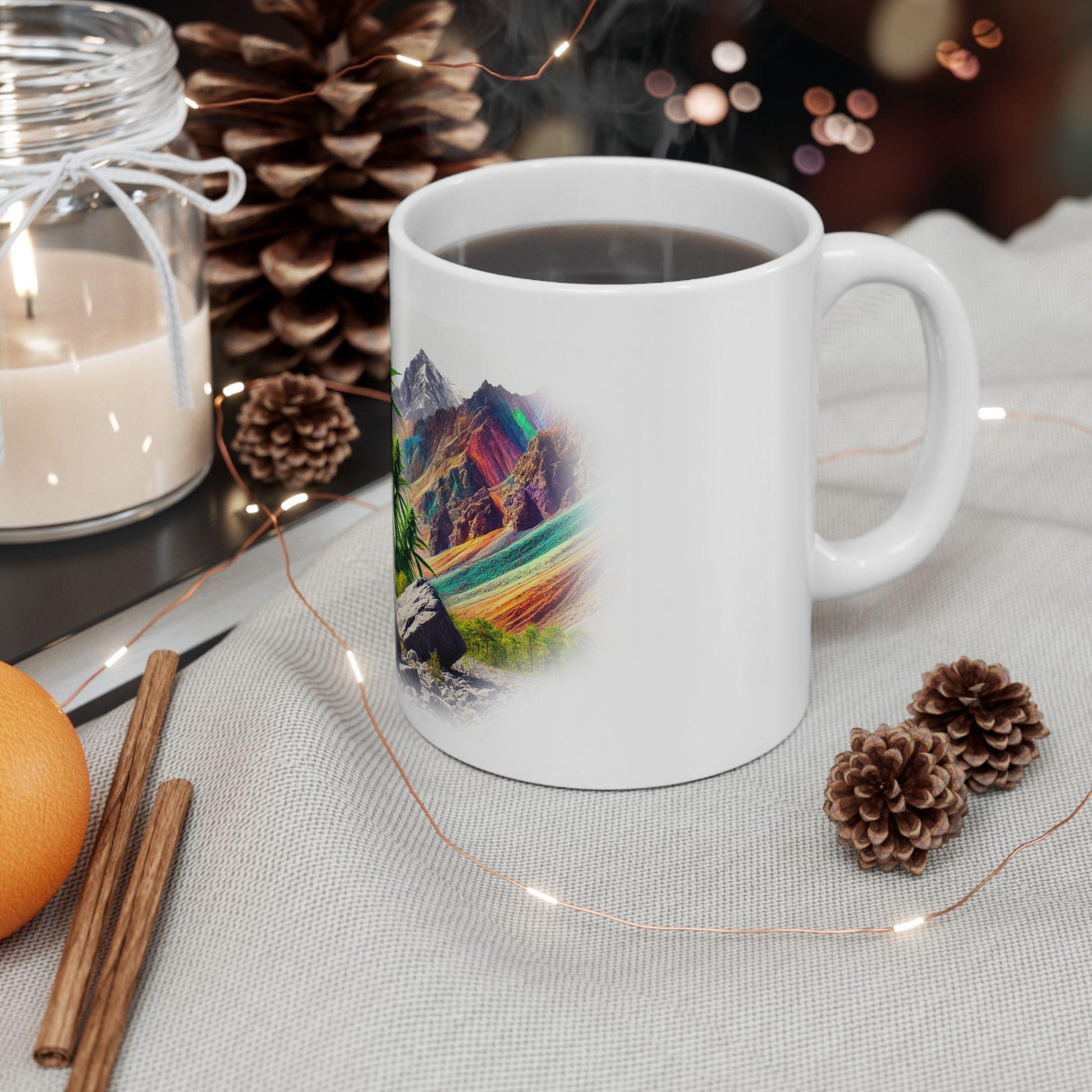 AFGOOEY - (11oz) WEED Strain Themed Coffee Mugs - Perfect Gift for Smokers, Stoners/Smokers, Marijuana Lovers; Wake and Bake Mug