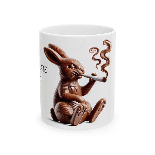 CHOCOLATE KUSH - (11oz) Weed Strain Themed Coffee Mugs - Perfect Gift for Stoners, Weed Mug for Cannabis Decor; Funny Wake & Bake Mug