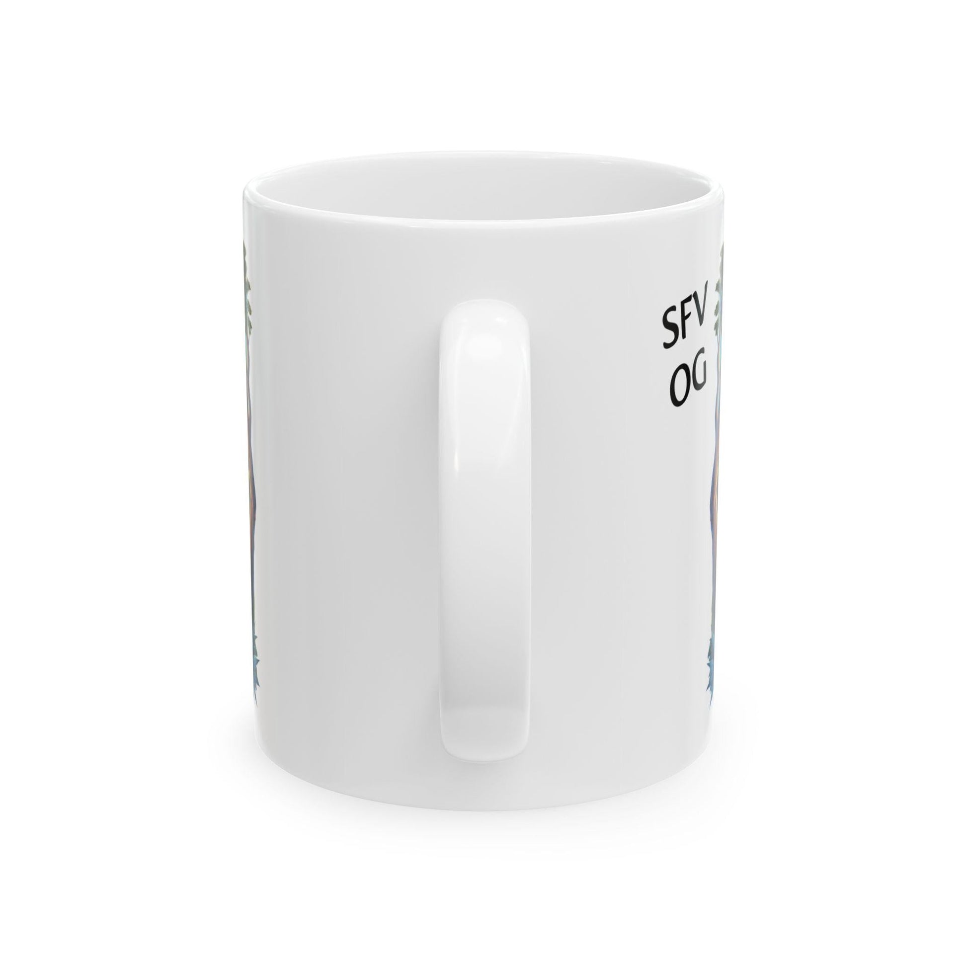 SFV OG - (11oz) Weed Strain Themed Coffee Mugs - Perfect Gift for Stoners, Weed Mug for Cannabis Decor; 420 Space Wake & Bake Mug