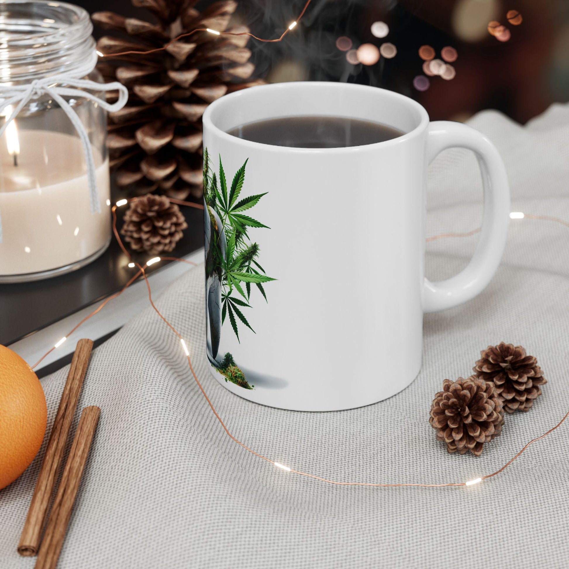 TOOF DECAY - (11oz) Weed Strain Themed Coffee Mugs - Perfect Gift for Stoners, Weed Mug for Cannabis Decor; AK47 420 Wake & Bake Mug