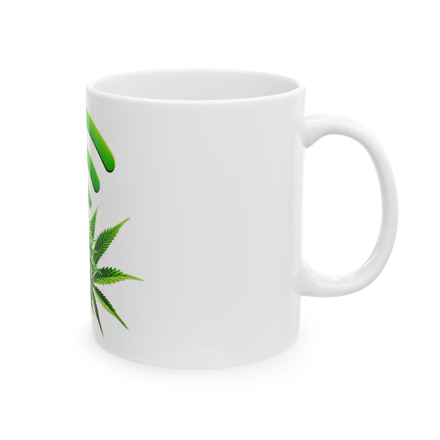 WIFI - (11oz) Weed Strain Themed Coffee Mugs - Perfect Gift for Stoners, Weed Mug for Cannabis Decor; Funny Classic 420 Wake & Bake Mug