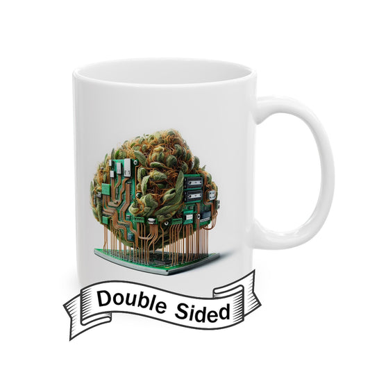 PCB Circuit Board - Weed Themed Coffee Mugs; Marijuana Mugs - Cannabis Decor - Gift for PROGRAMMERS, Smokers, Stoners; Wake and Bake