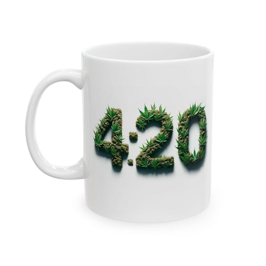420 - WEED Themed Coffee Mugs, Marijuana Lovers, Perfect Gift for Smokers, Stoners - WEED GIFTS