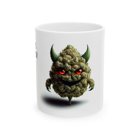 DEVIL&#39;S DRIVER - WEED Strain Themed Coffee Mugs - Perfect Gift for Smokers, Stoners, Marijuana Lovers; Wake and Bake Essentials
