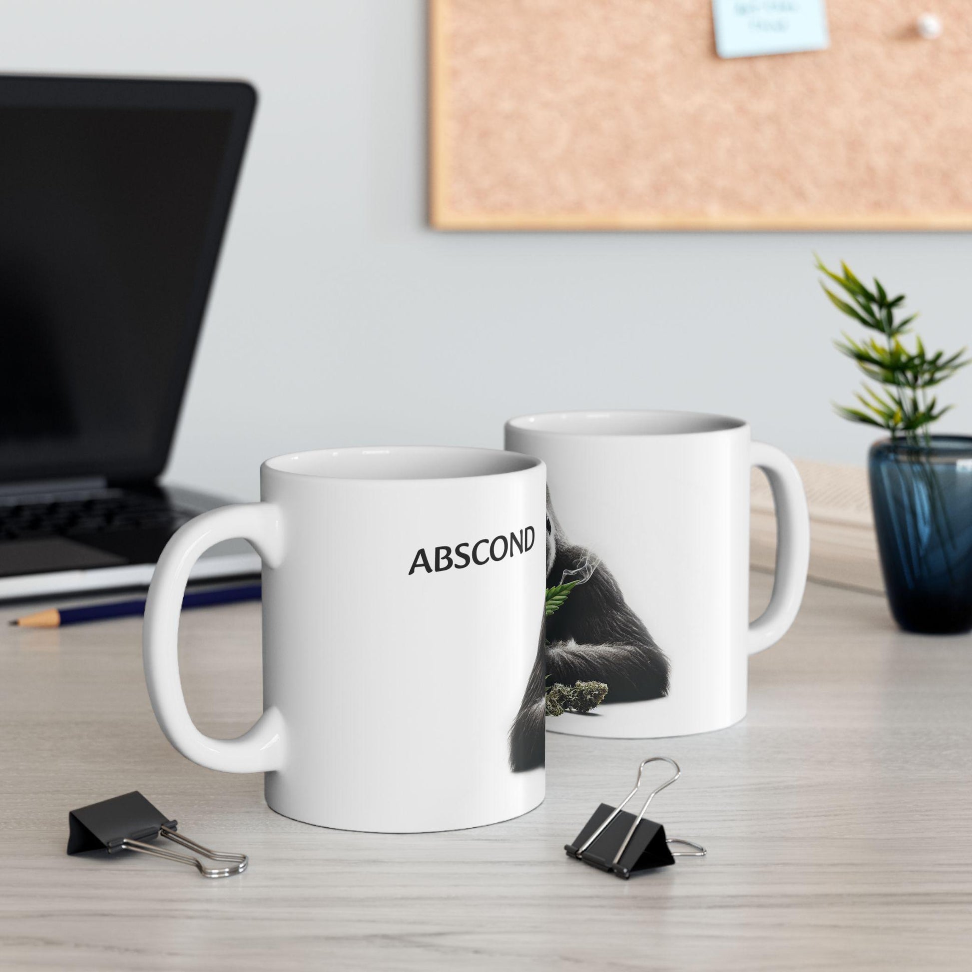 ABSCOND - (11oz) Weed Strain Coffee Mugs - Perfect Gift for Stoners, Weed Mug, Marijuana Lovers; Wake and Bake Essentials; Cannabis Decor