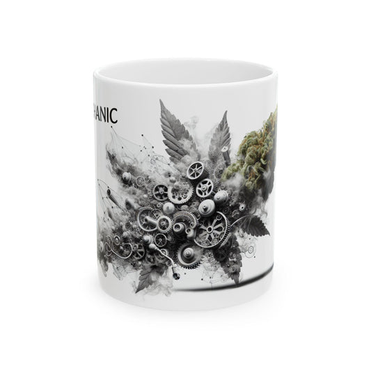 AIR MECHANIC - (11oz) Weed Strain Coffee Mugs - Perfect Gift for Stoners, Weed Mug, Marijuana Lovers; Wake & Bake Essentials; Cannabis Decor