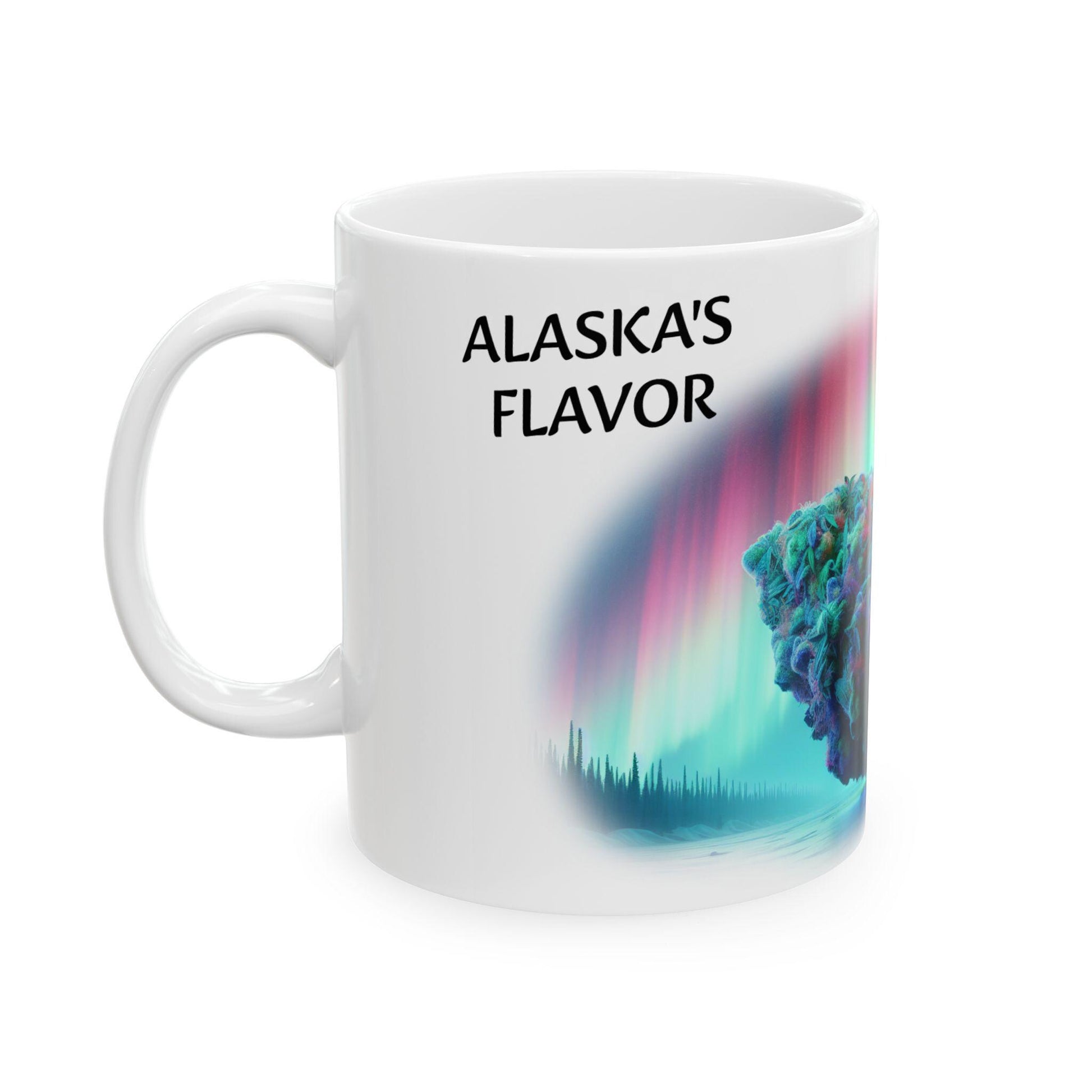 ALASKAS FLAVOR - (11oz) Weed Strain Coffee Mugs - Perfect Gift for Stoners, Weed Mug, Marijuana Gift; Wake & Bake Essentials; Cannabis Decor