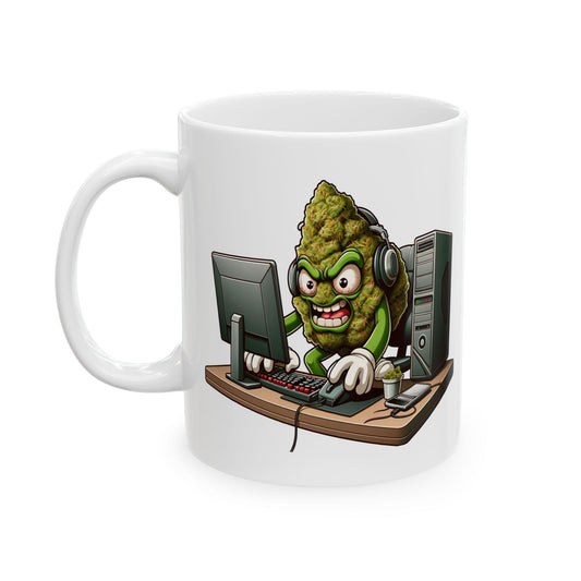 WEED Gamer - Marijuana Themed Coffee Mugs, Weed Graphic - Perfect Gift for Smokers, Weed Lovers, Stoners - Cannabis Decor