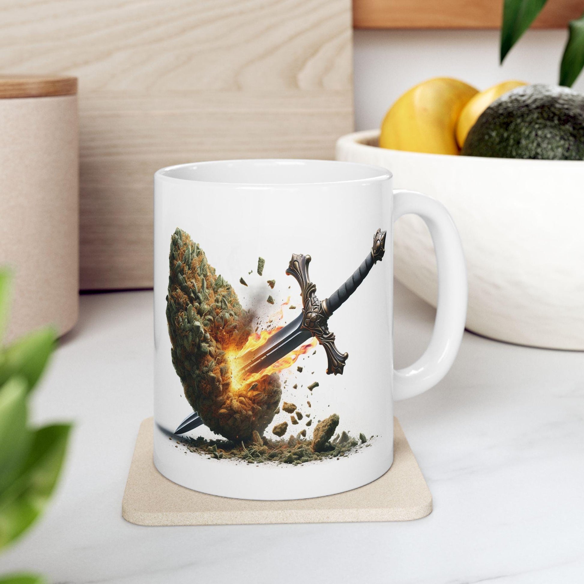 EPIC Sword x WEED Mug - 420 Coffee Mugs (11oz)