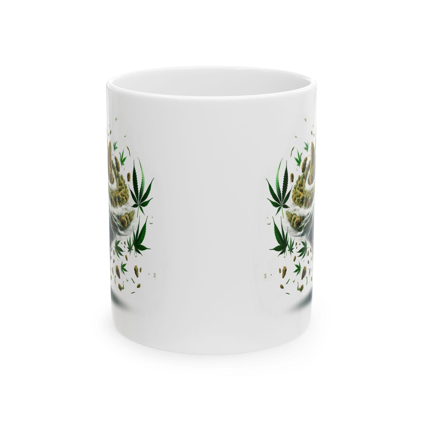 WEED Tornado Mug - Marijuana Themed Coffee Mugs, Weed Graphic - Perfect Gift for Smokers, Weed Lovers, Stoners