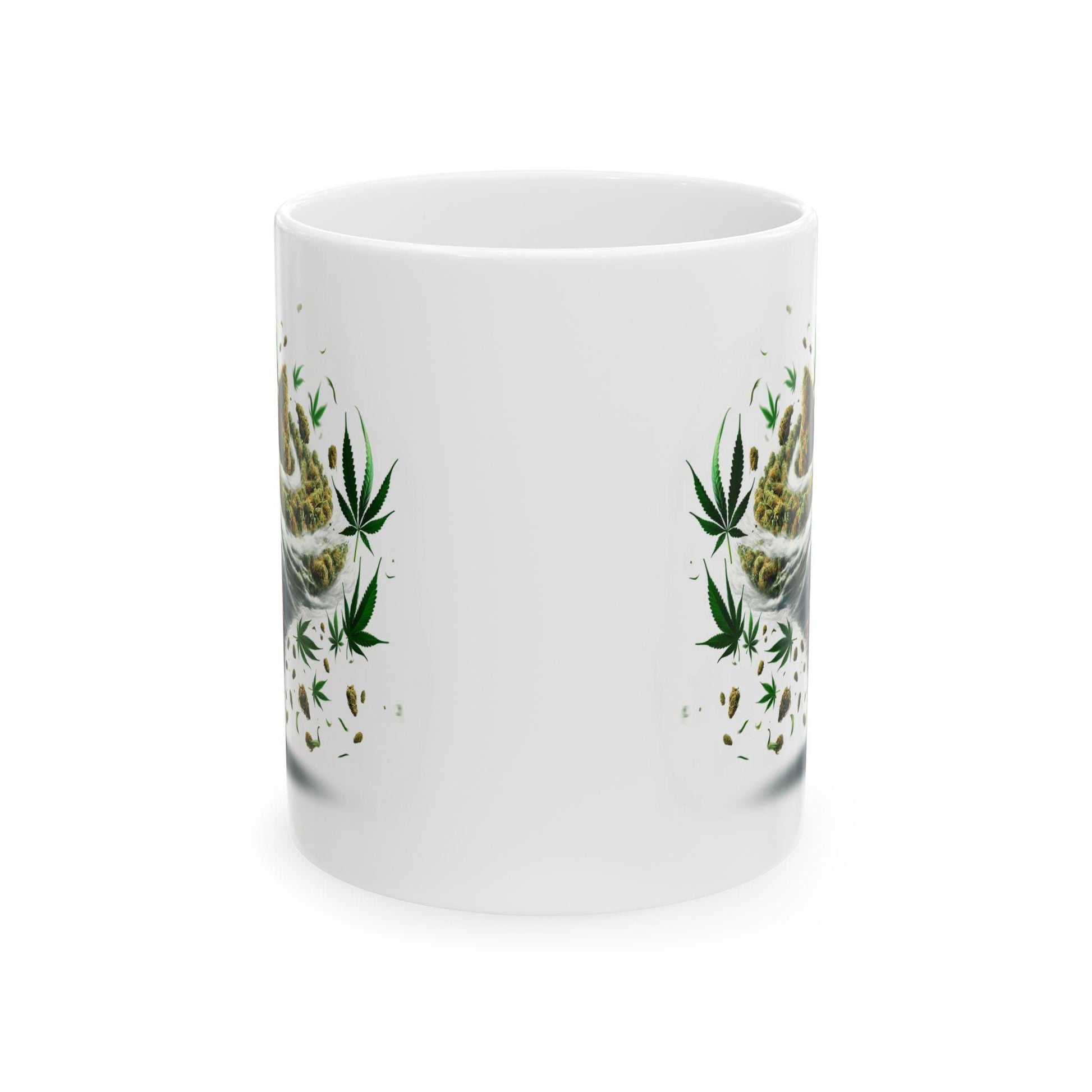 WEED Tornado Mug - Marijuana Themed Coffee Mugs, Weed Graphic - Perfect Gift for Smokers, Weed Lovers, Stoners