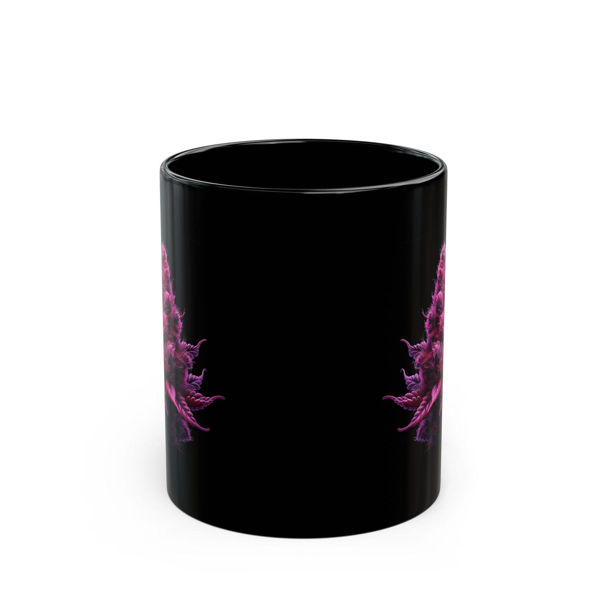 PINK WEED - BLACK Marijuana Themed Coffee Mugs, Weed Lovers, Perfect Gift for Smokers, Stoners, Growers.