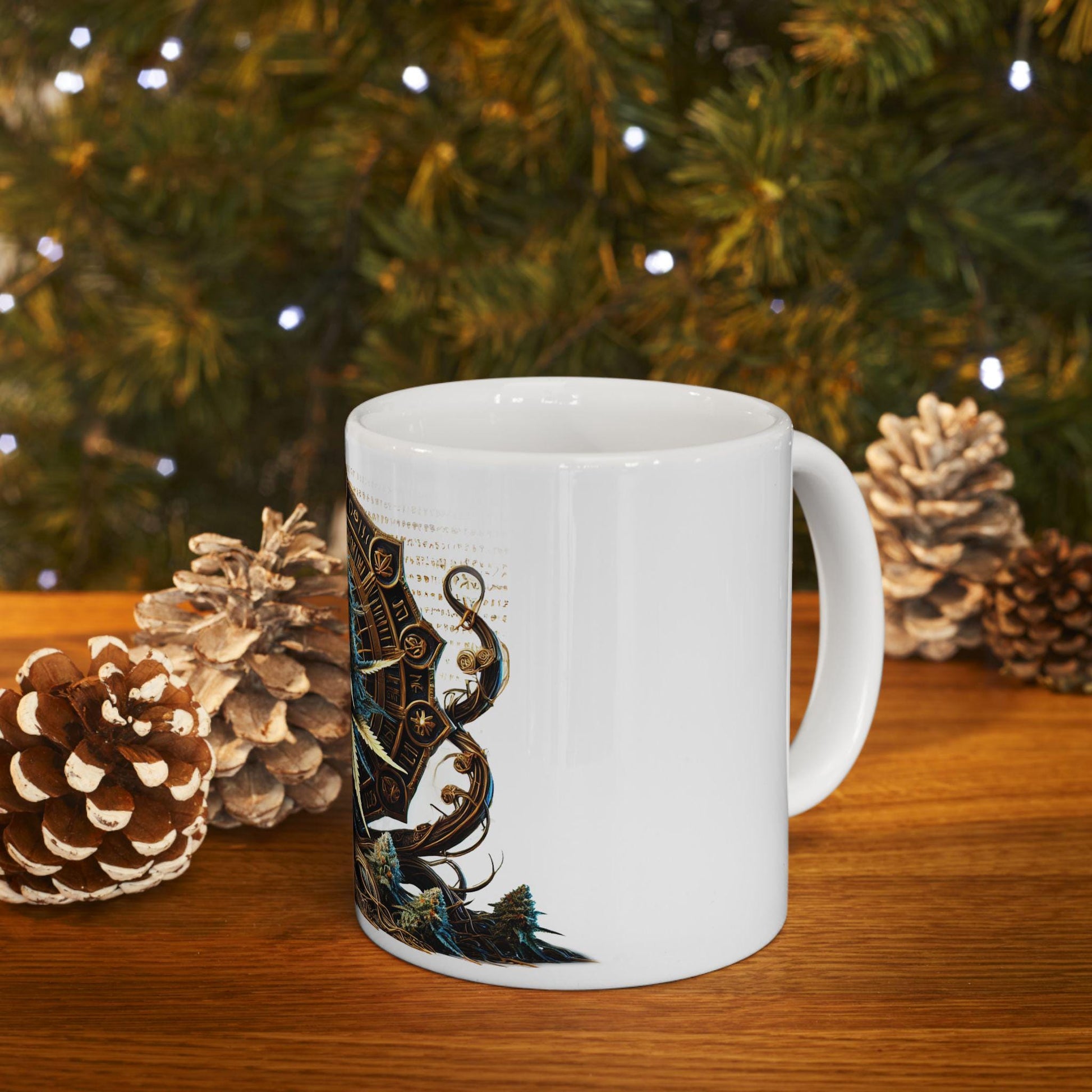 ANCIENT OG - (11oz) Weed Strain Coffee Mugs - Perfect Gift for Stoners, Weed Mug, Marijuana Gift; Wake and Bake Essentials; Cannabis Decor