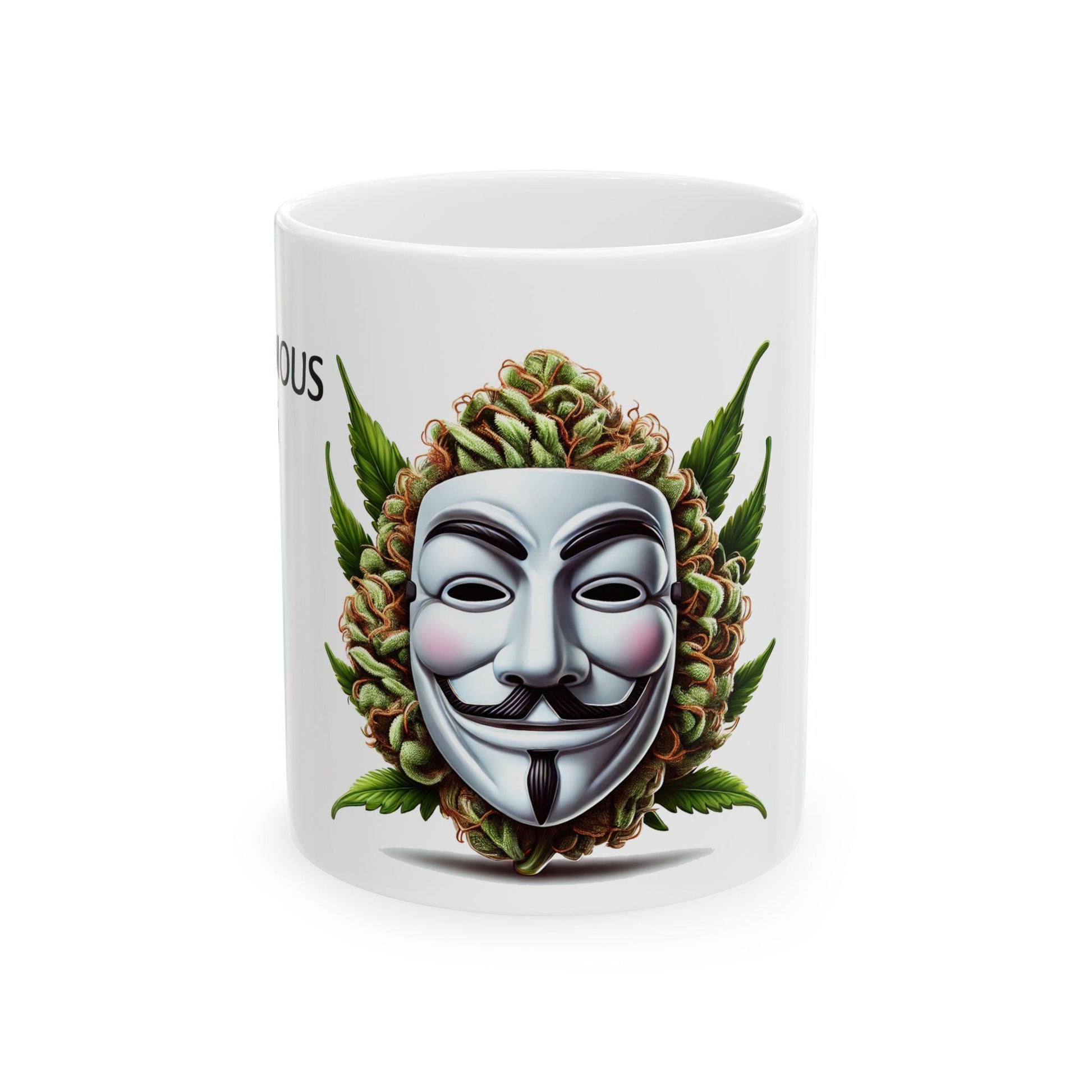 ANONYMOUS OG - (11oz) Weed Strain Coffee Mugs - Perfect Gift for Stoners, Weed Mug, Marijuana Gift; Wake and Bake Essentials; Cannabis Decor