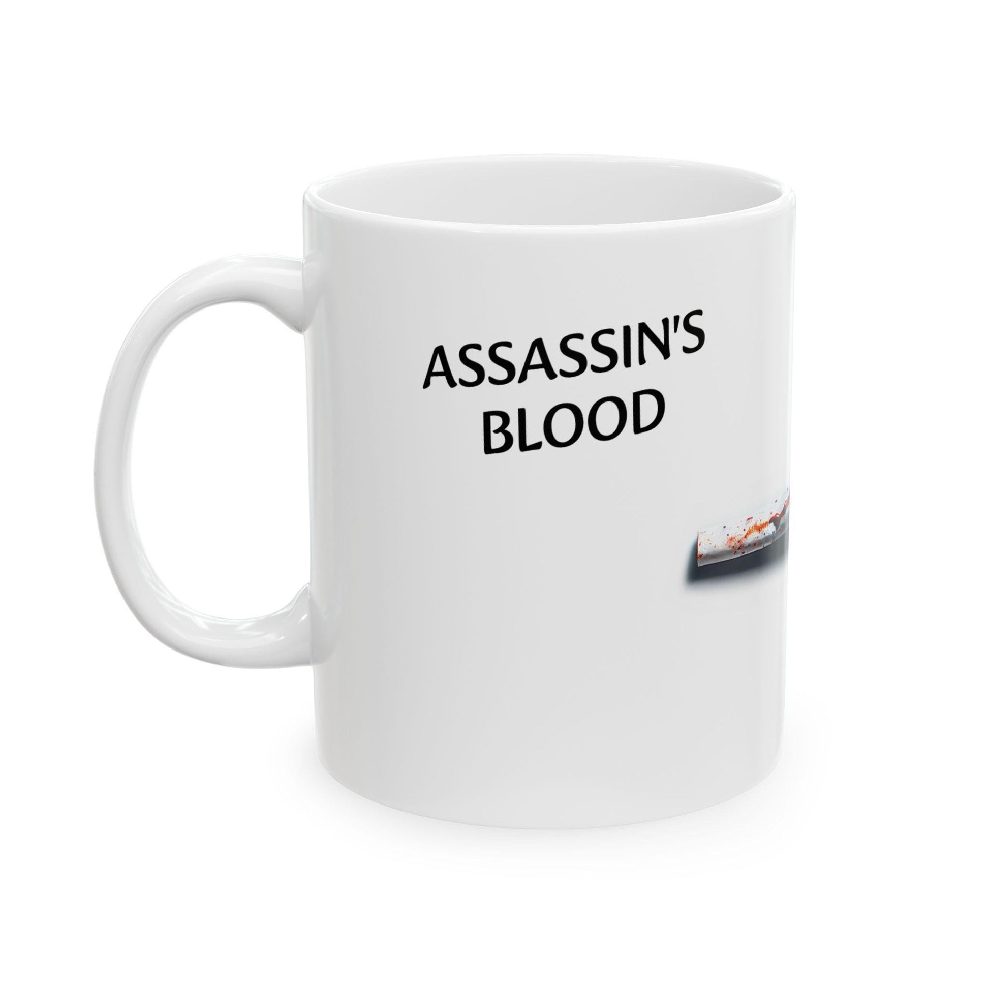 ASSASSINS BLOOD - (11oz) Weed Strain Coffee Mugs - Perfect Stoner Gift, Weed Mug, Marijuana Gift; Wake & Bake Essentials; Cannabis Decor