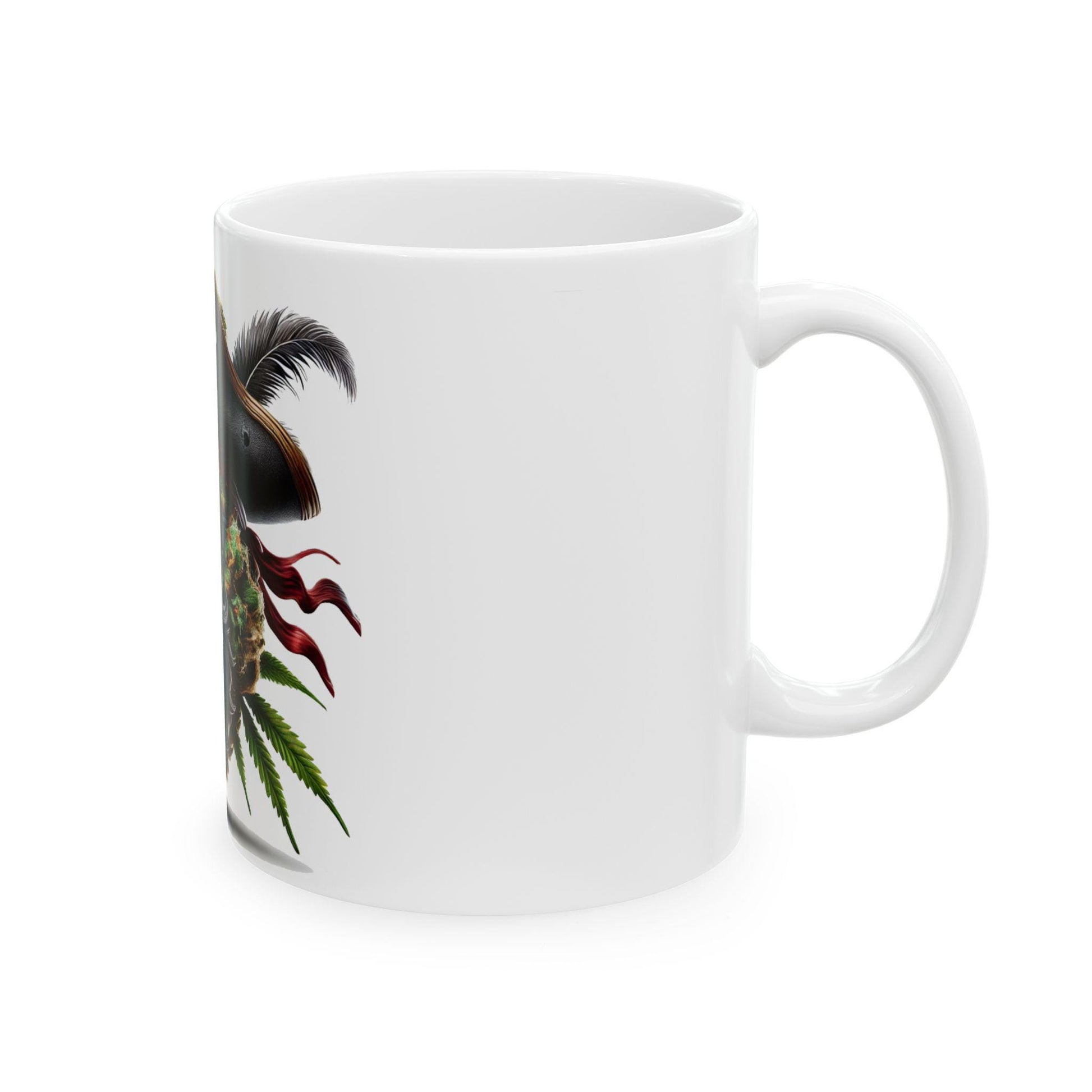 BLACKBEARD - (11oz) Weed Strain Coffee Mugs - Perfect Gift for Stoners, Weed Mug, Marijuana Gift; Wake & Bake Essentials; Cannabis Pot Decor