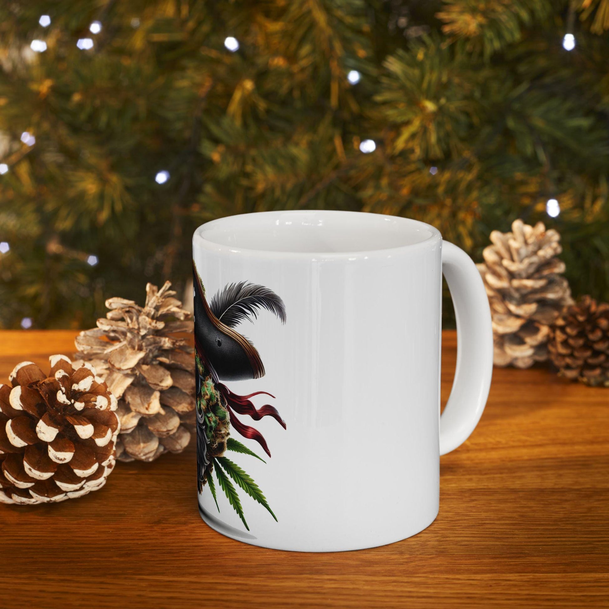 BLACKBEARD - (11oz) Weed Strain Coffee Mugs - Perfect Gift for Stoners, Weed Mug, Marijuana Gift; Wake & Bake Essentials; Cannabis Pot Decor