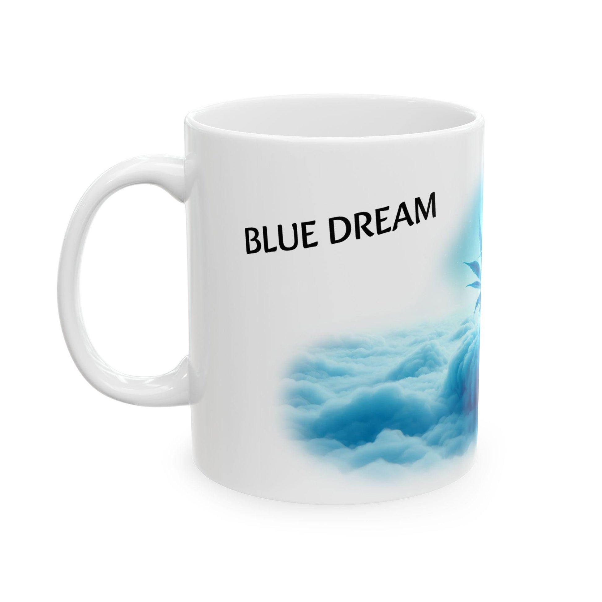 BLUE DREAM - (11oz) Weed Strain Coffee Mugs - Perfect Gift for Stoners, Weed Mug, Marijuana Gift; Wake and Bake Essentials; Cannabis Decor
