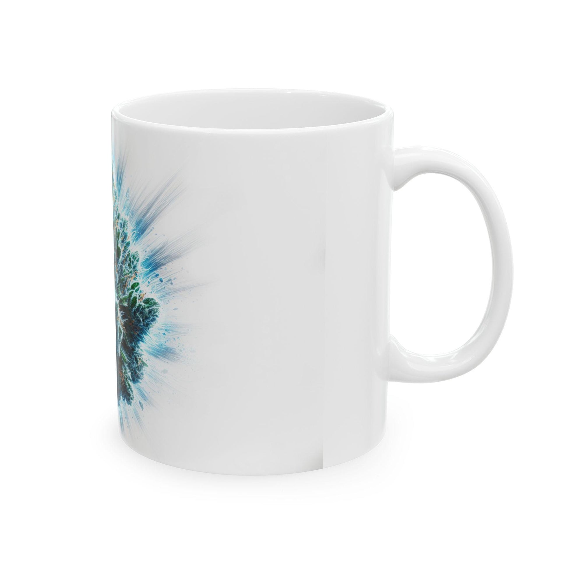 LUCID BLUE - (11oz) Weed Strain Coffee Mugs - Perfect Gift for Stoners, Weed Mug, Marijuana Gift; Wake and Bake Essentials; Cannabis Decor
