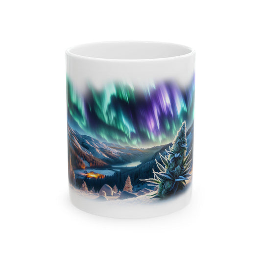 POLAR EXPRESS - (11oz) Weed Strain Coffee Mugs - Perfect Stoner Gift, Weed Mug, Marijuana Gift; Wake and Bake Essentials; Cannabis Pot Decor