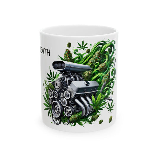 MOTORBREATH - (11oz) Weed Strain Coffee Mugs - Perfect Stoner Gift, Weed Mug, Marijuana Gift; Wake and Bake Essentials; Cannabis Pot Decor