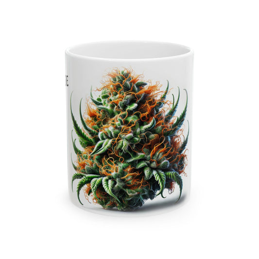 TANGIE - (11oz) Weed Strain Coffee Mugs - Perfect Stoner Gift, Weed Mug, Marijuana Gift; Wake and Bake Essentials; Cannabis Pot Decor