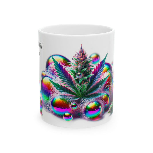 RAINBOW ZOAP - (11oz) Weed Strain Coffee Mugs - Stoner Gift, Weed Mug, Marijuana Gift; Wake and Bake Essentials; Cannabis Pot Decor