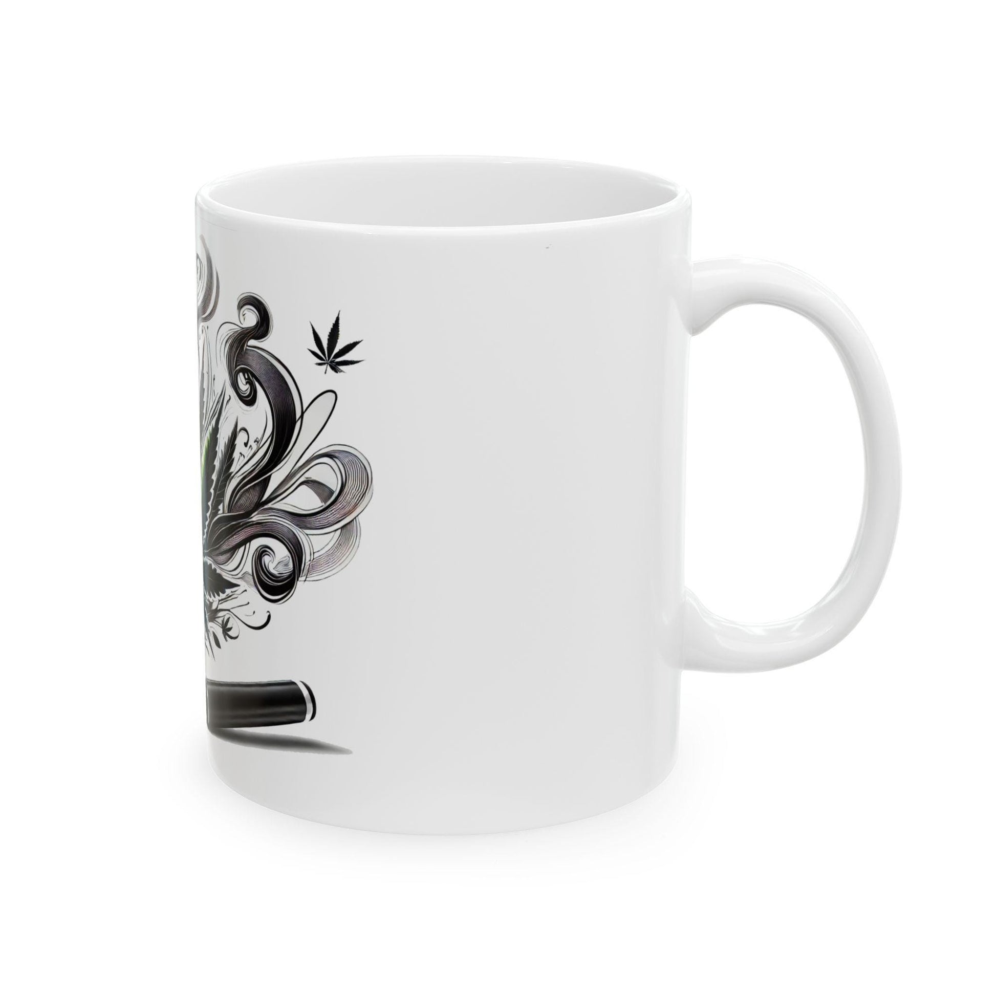 PERMANENT MARKER - (11oz) Weed Strain Coffee Mugs - Stoner Gift, Weed Mug, Marijuana Gift; Wake and Bake Essentials; Cannabis Pot Decor