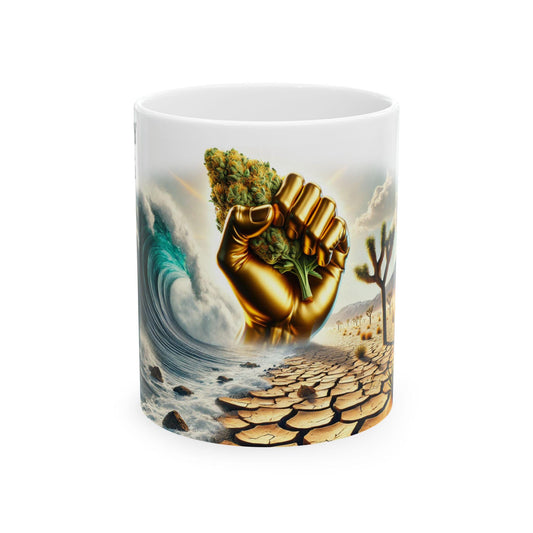 LARRY OG - (11oz) Weed Strain Coffee Mugs - Perfect Gift for Stoners, Weed Mug, Marijuana Gift; Wake and Bake Essentials; Cannabis Pot Decor