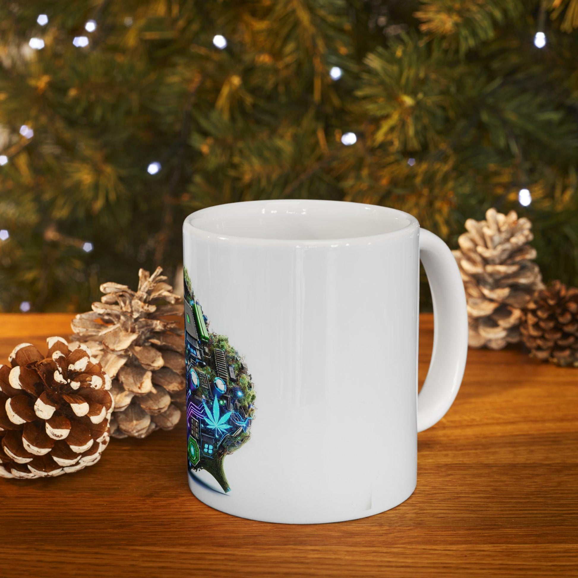 A.I. - (11oz) Weed Strain Coffee Mugs - Perfect Gift for Stoners, Weed Mug, Marijuana Lovers; Wake and Bake Essentials; Cannabis Decor AI