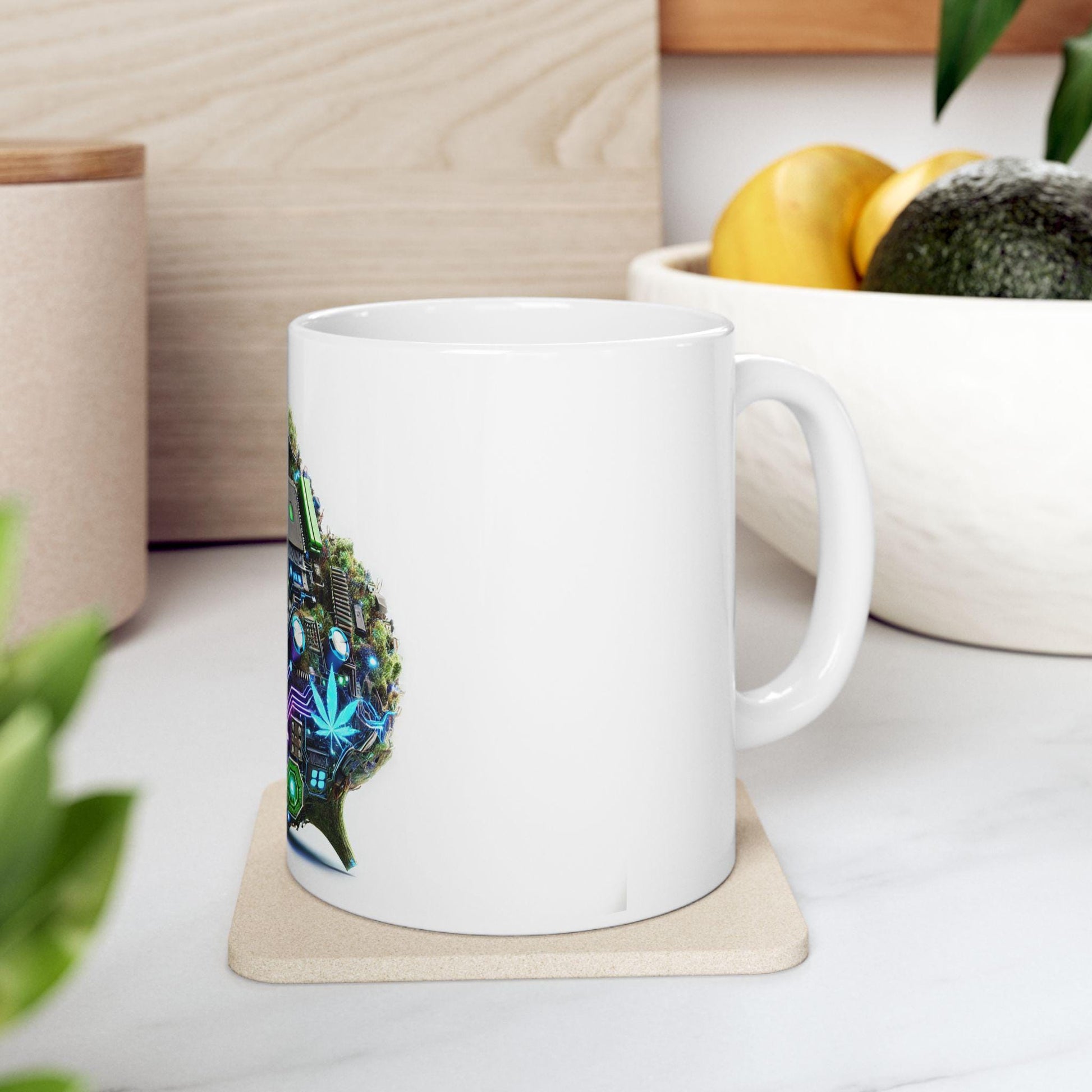 A.I. - (11oz) Weed Strain Coffee Mugs - Perfect Gift for Stoners, Weed Mug, Marijuana Lovers; Wake and Bake Essentials; Cannabis Decor AI