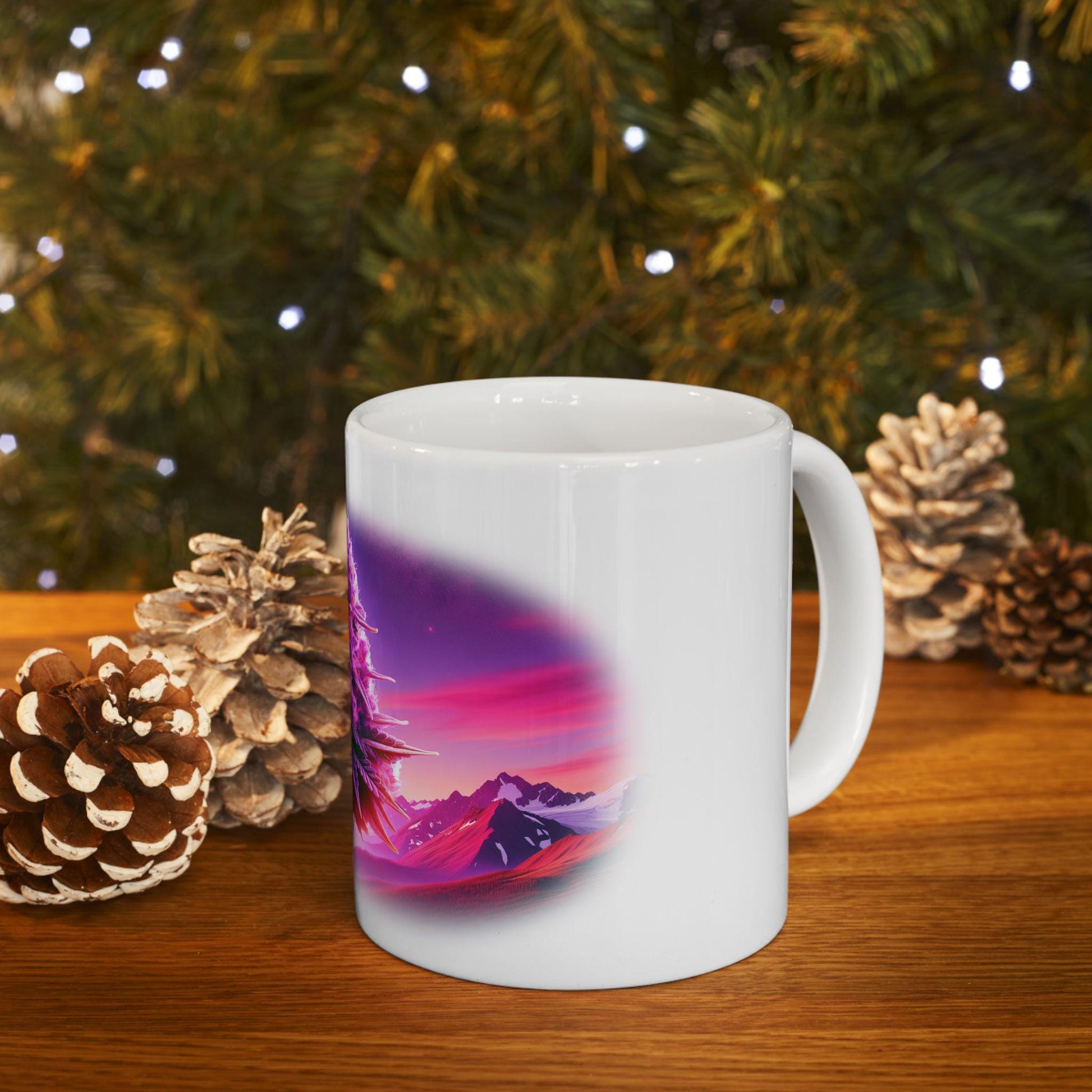 ALASKAN PURPLE - (11oz) Weed Strain Coffee Mugs - Perfect Gift for Stoners, Weed Mug, Marijuana Gift; Wake & Bake Essentials; Cannabis Decor