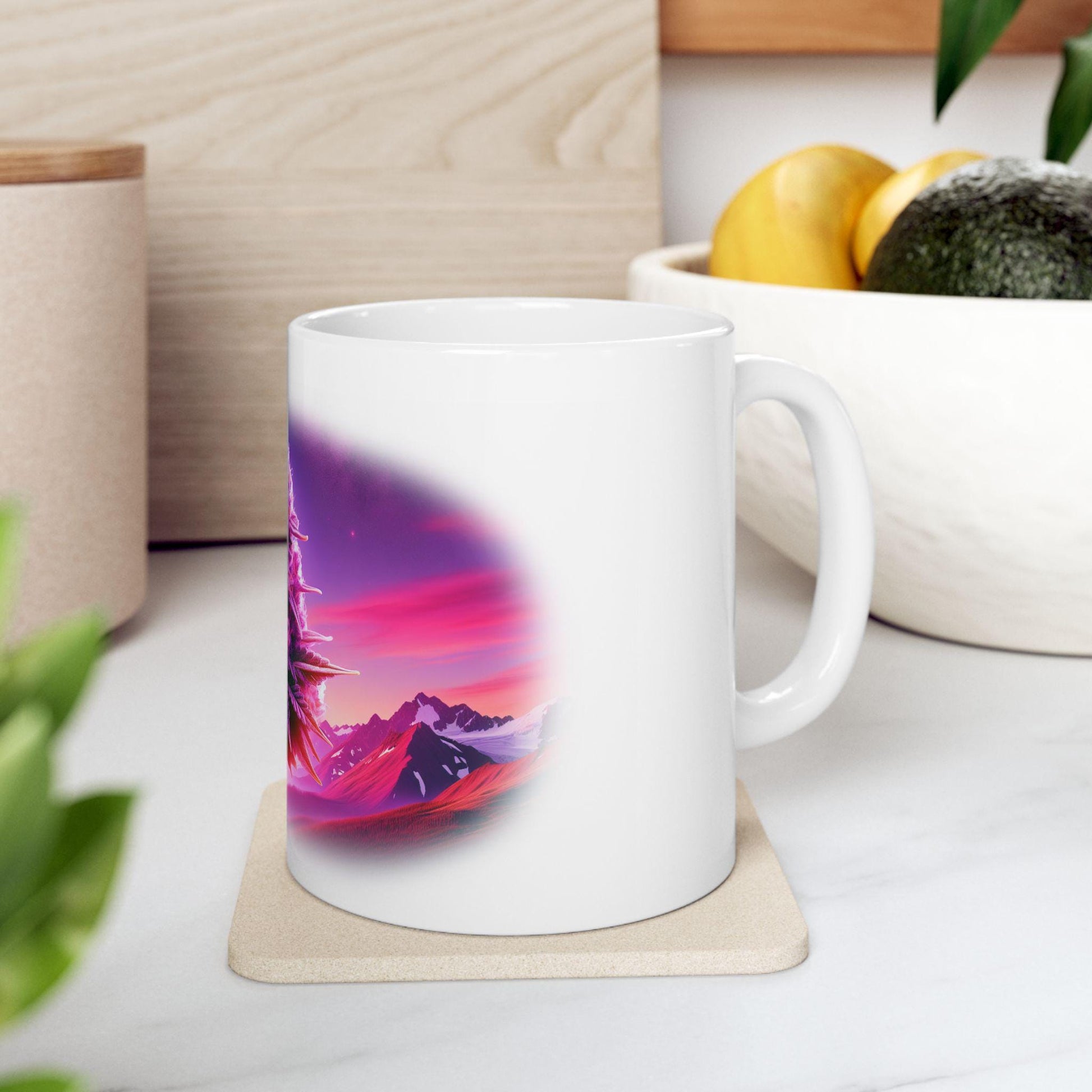 ALASKAN PURPLE - (11oz) Weed Strain Coffee Mugs - Perfect Gift for Stoners, Weed Mug, Marijuana Gift; Wake & Bake Essentials; Cannabis Decor