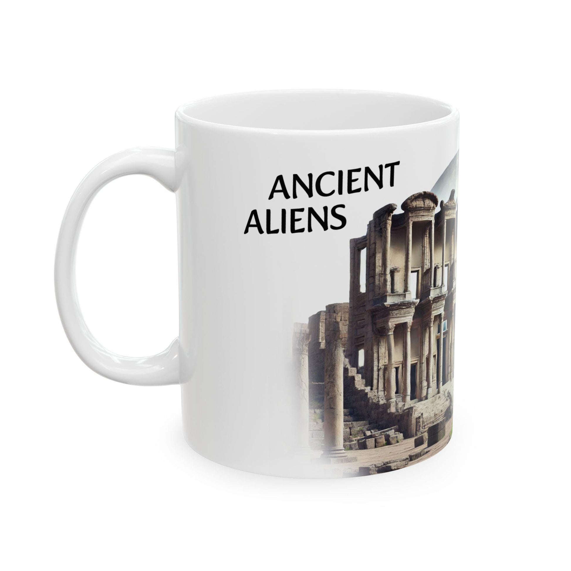 ANCIENT ALIENS - (11oz) Weed Strain Coffee Mugs - Perfect Gift for Stoners, Weed Mug, Marijuana Gift; Wake & Bake Essentials; Cannabis Decor