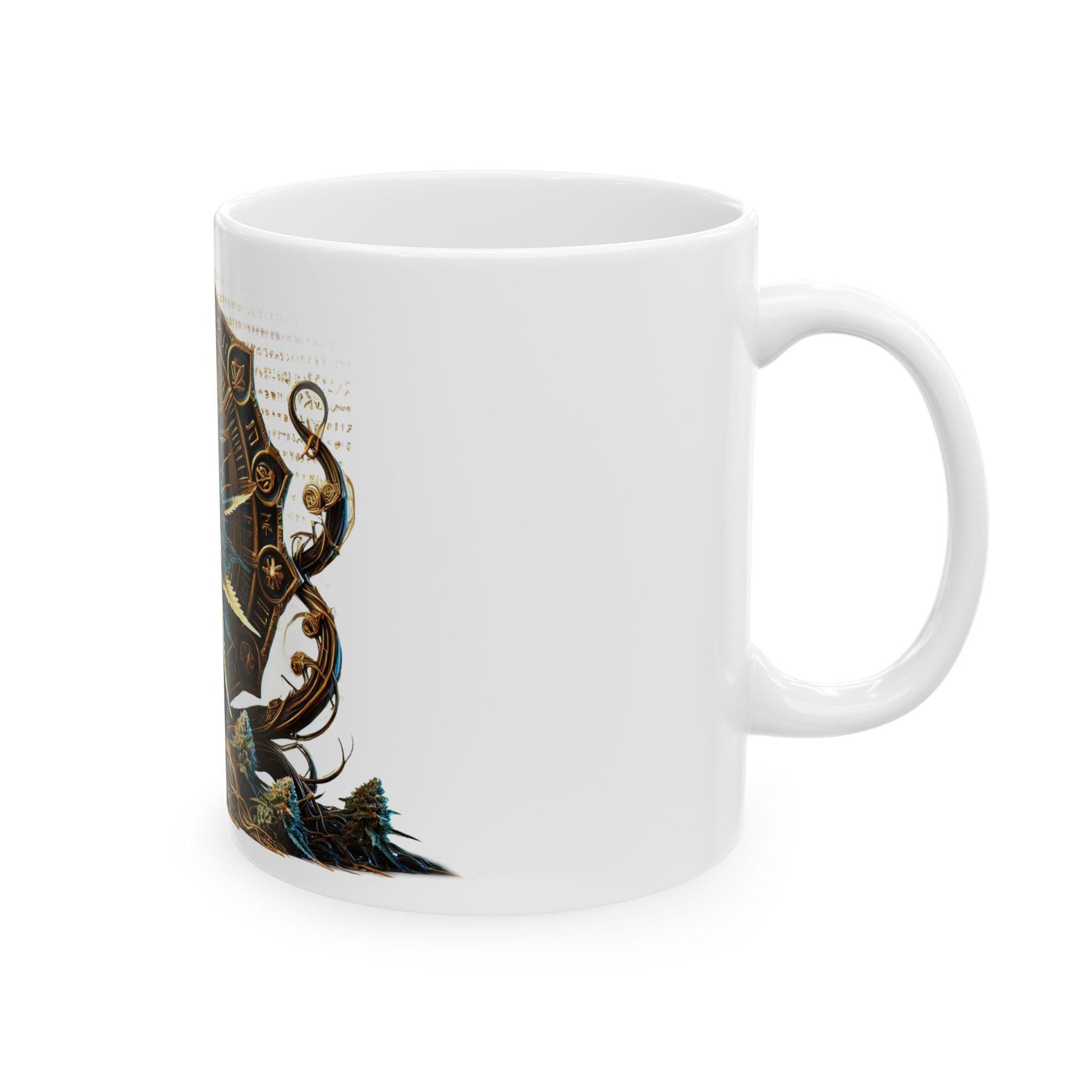 ANCIENT OG - (11oz) Weed Strain Coffee Mugs - Perfect Gift for Stoners, Weed Mug, Marijuana Gift; Wake and Bake Essentials; Cannabis Decor
