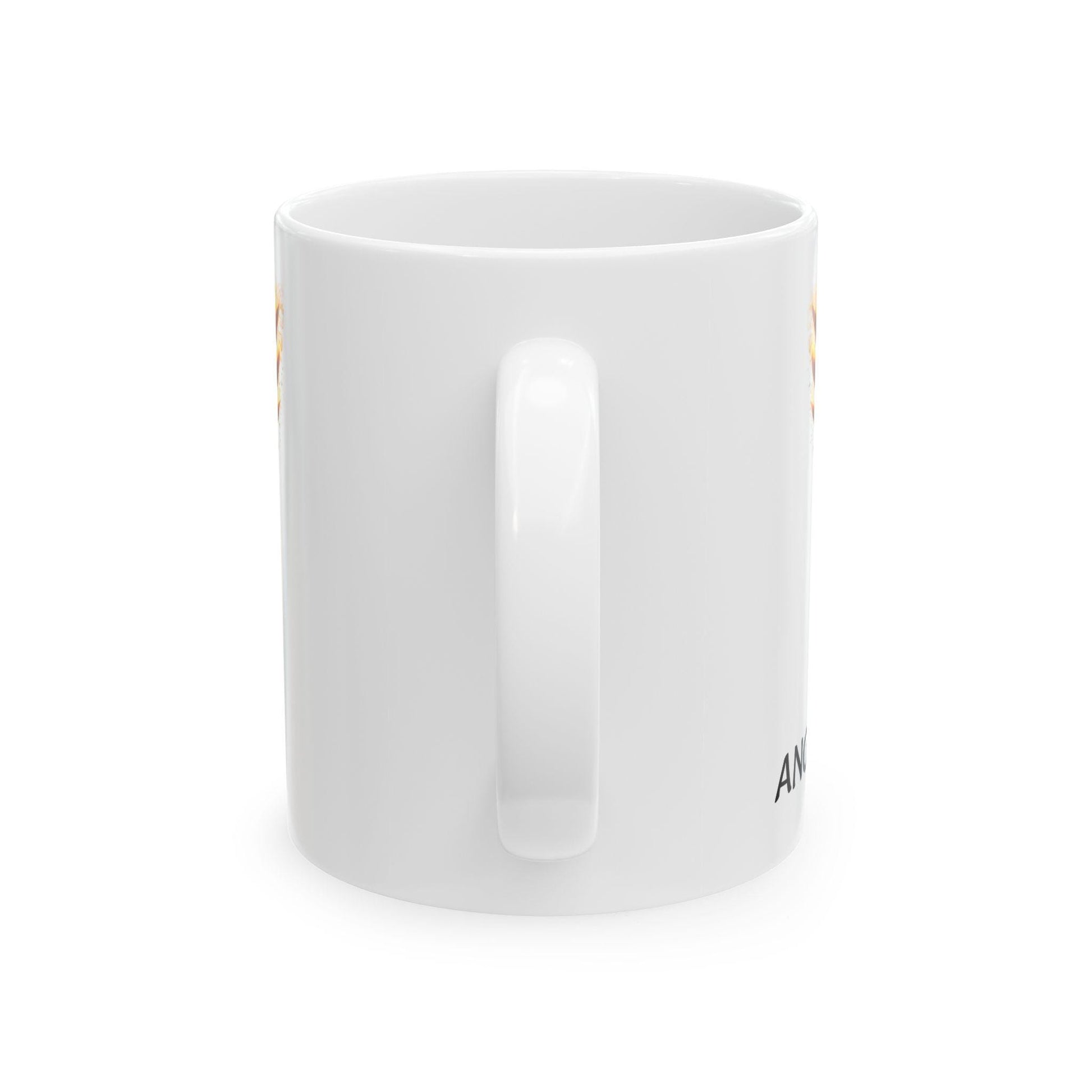 ANGEL FIRE - (11oz) Weed Strain Coffee Mugs - Perfect Gift for Stoners, Weed Mug, Marijuana Gift; Wake and Bake Essentials; Cannabis Decor