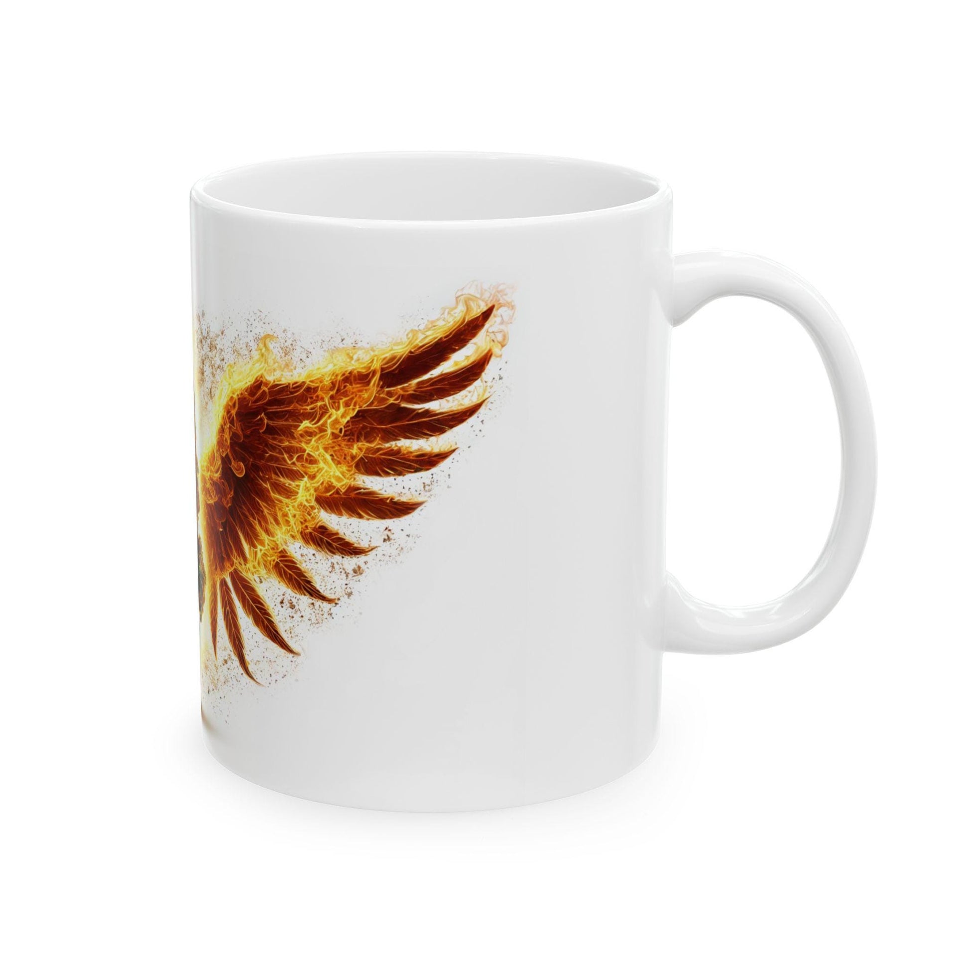 ANGEL FIRE - (11oz) Weed Strain Coffee Mugs - Perfect Gift for Stoners, Weed Mug, Marijuana Gift; Wake and Bake Essentials; Cannabis Decor