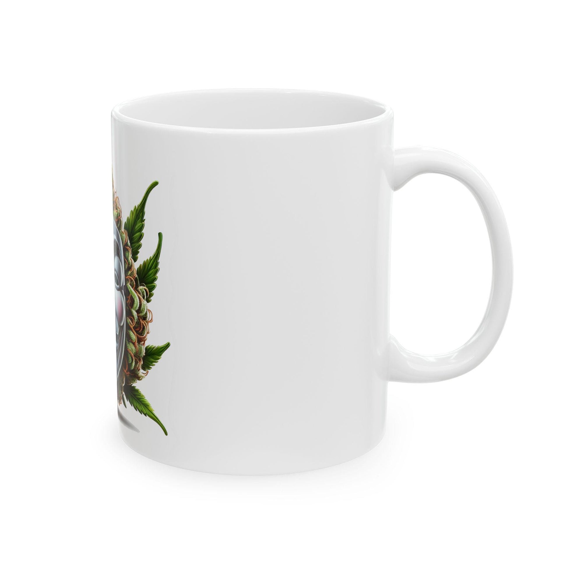 ANONYMOUS OG - (11oz) Weed Strain Coffee Mugs - Perfect Gift for Stoners, Weed Mug, Marijuana Gift; Wake and Bake Essentials; Cannabis Decor