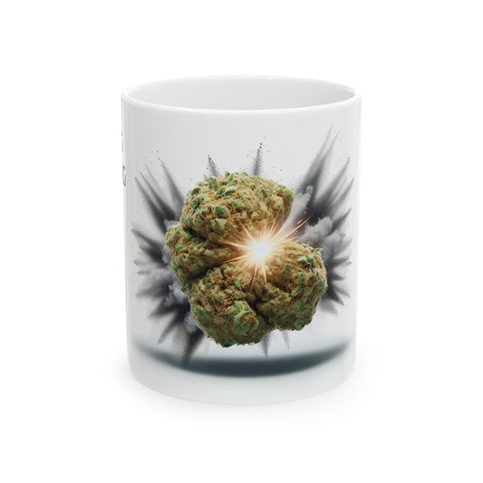 BIG BANG - (11oz) Weed Strain Coffee Mugs - Perfect Gift for Stoners, Weed Mug, Marijuana Gift; Wake and Bake Essentials; Cannabis Pot Decor