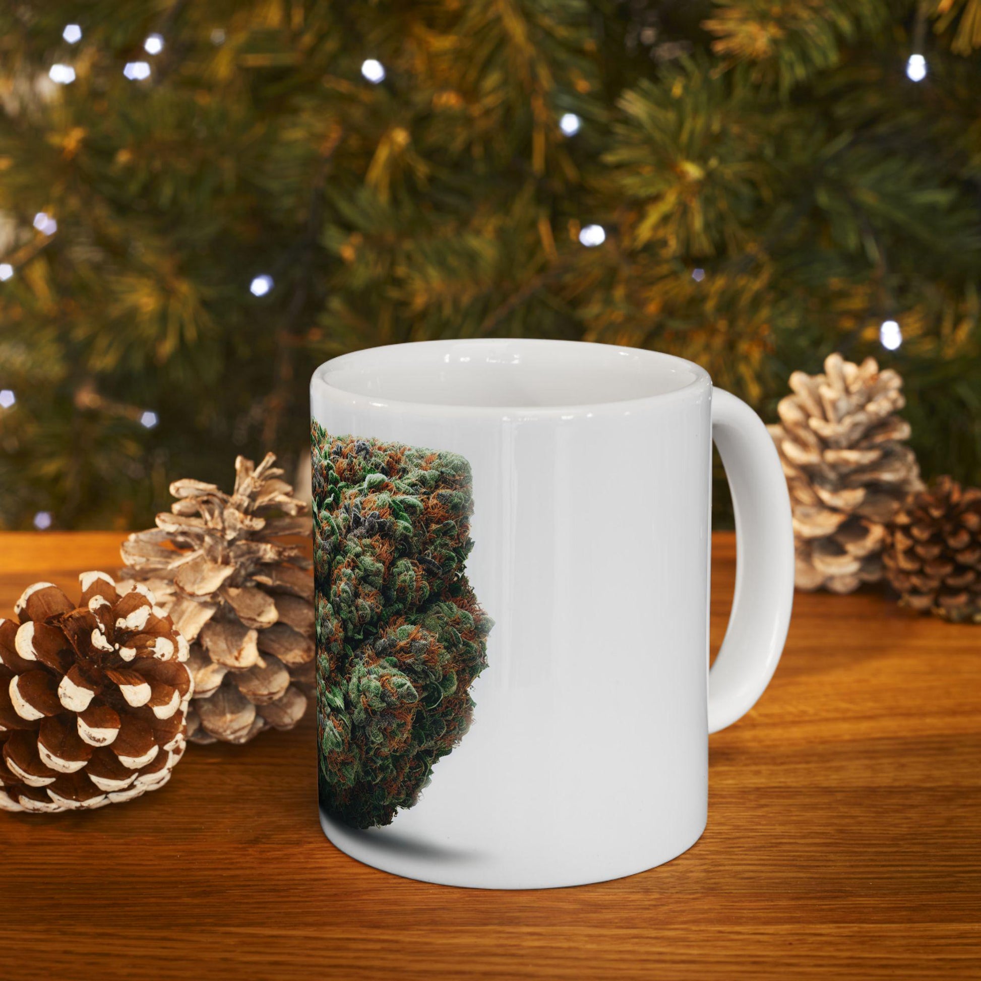 BIG BUD - (11oz) Weed Strain Coffee Mugs - Perfect Gift for Stoners, Weed Mug, Marijuana Gift; Wake and Bake Essentials; Cannabis Pot Decor