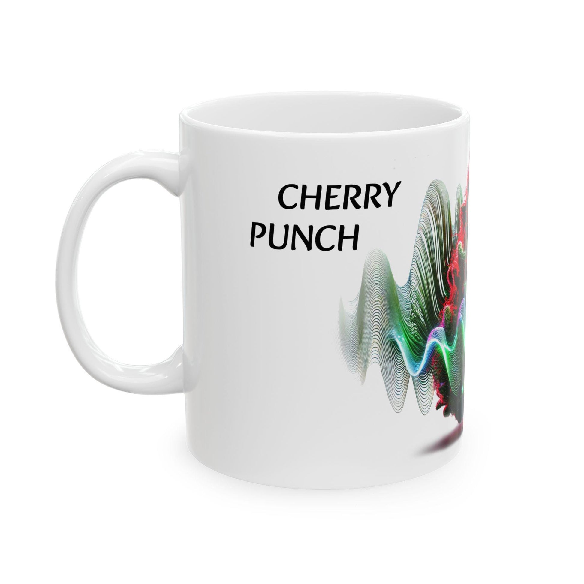 CHERRY PUNCH - (11oz) Weed Strain Coffee Mugs - Perfect Gift for Stoners, Weed Mug, Marijuana Gift; Wake and Bake Essentials; Cannabis Decor