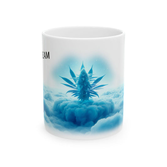 BLUE DREAM - (11oz) Weed Strain Coffee Mugs - Perfect Gift for Stoners, Weed Mug, Marijuana Gift; Wake and Bake Essentials; Cannabis Decor