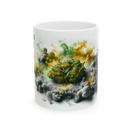 LEMON HAZE - (11oz) Weed Strain Coffee Mugs - Perfect Gift for Stoners, Weed Mug, Marijuana Gift; Wake and Bake Essentials; Cannabis Decor