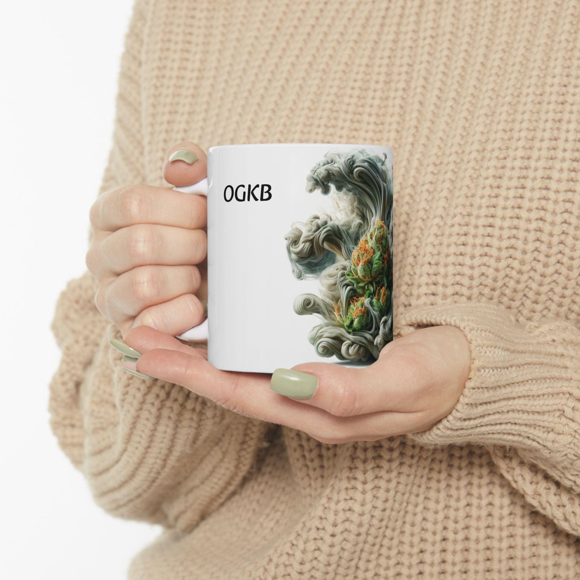 OGKB - (11oz) Weed Strain Coffee Mugs - Perfect Gift for Stoners, Weed Mug, Marijuana Gift; Wake and Bake Essentials; Cannabis Decor