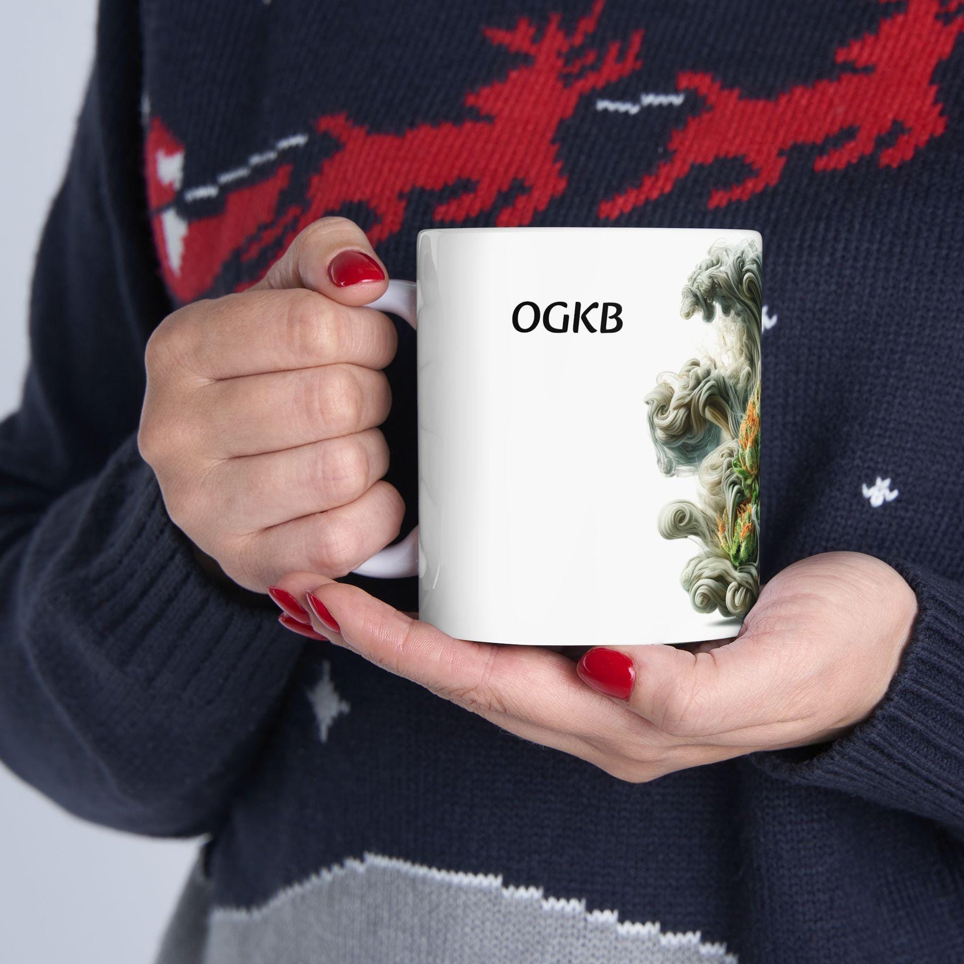 OGKB - (11oz) Weed Strain Coffee Mugs - Perfect Gift for Stoners, Weed Mug, Marijuana Gift; Wake and Bake Essentials; Cannabis Decor